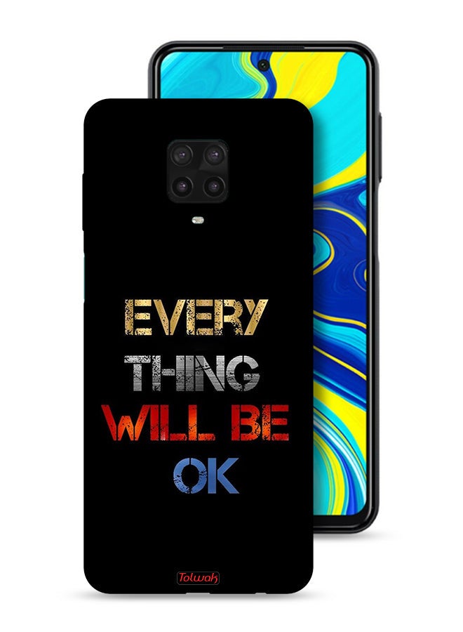 Tolwak Xiaomi Redmi Note 9 Pro Protective Case Cover Everything Will Be Ok - Image 1