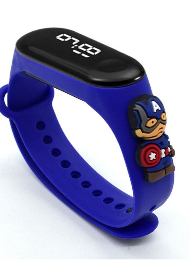 In Air Kids' Water Resistant Silicone Digital Watch 6PCS  - Image 5