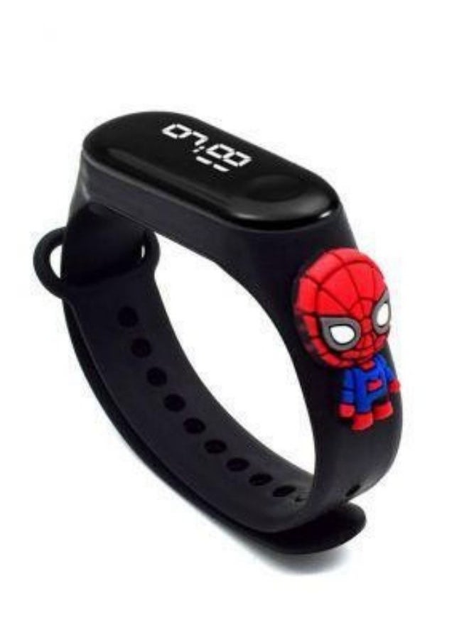 In Air Kids' Water Resistant Silicone Digital Watch 6PCS  - Image 3