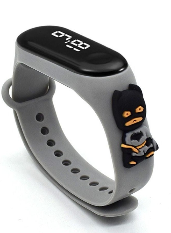 Kids' Water Resistant Silicone Digital Watch 6PCS