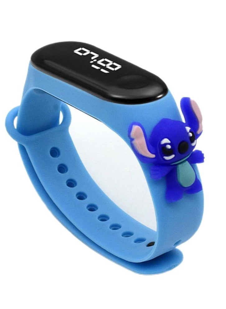 Kids' Water Resistant Silicone Digital Watch 6PCS