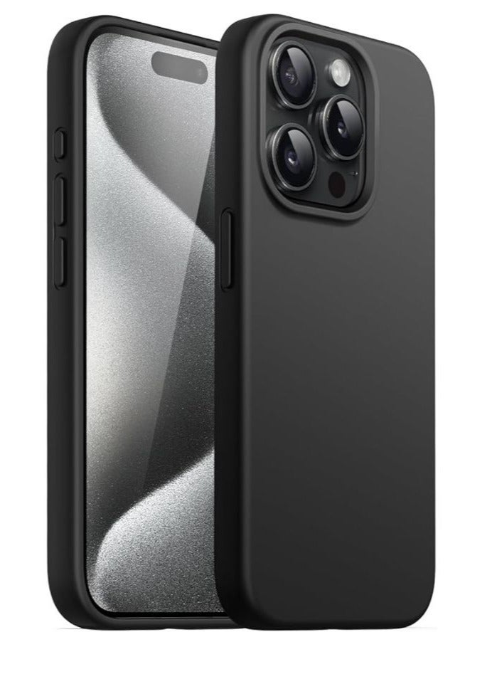 Mida iPhone 15 Pro Max Silicone Case Cover, full body protection case with a soft silky feel, shockproof cover with microfiber lining  - Image 1