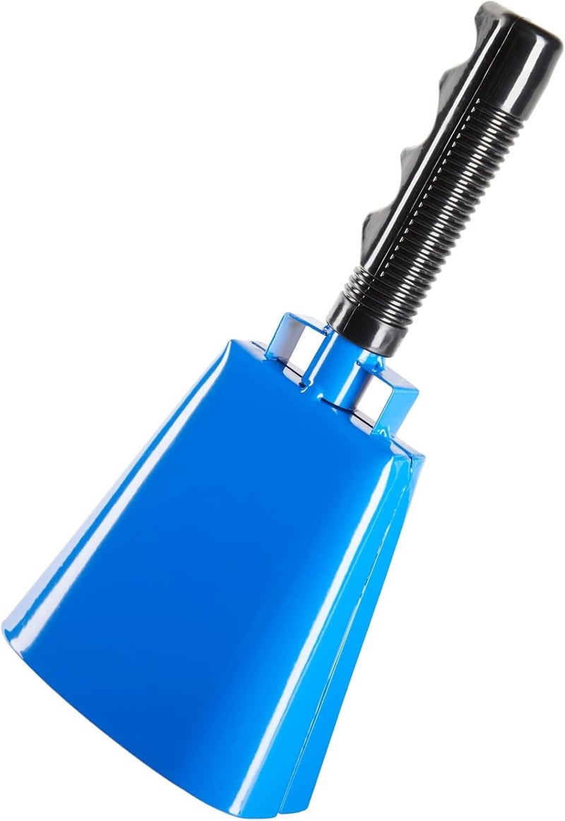Blue Panda Cowbells for Sporting Events - 9.5-Inch Blue Cowbell with Handle, Pack of 2 - Sports Noise Makers for Football & Soccer - Image 5