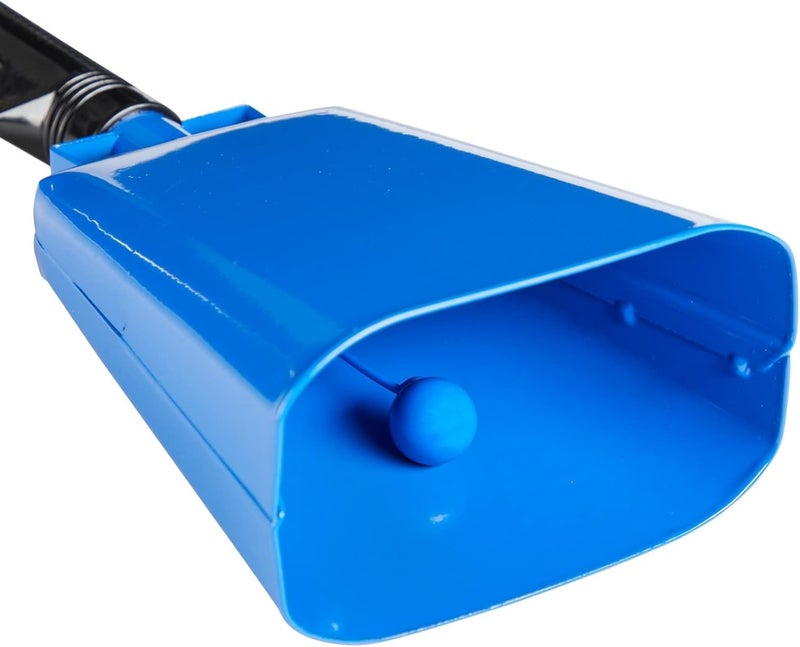 Blue Panda Cowbells for Sporting Events - 9.5-Inch Blue Cowbell with Handle, Pack of 2 - Sports Noise Makers for Football & Soccer - Image 4