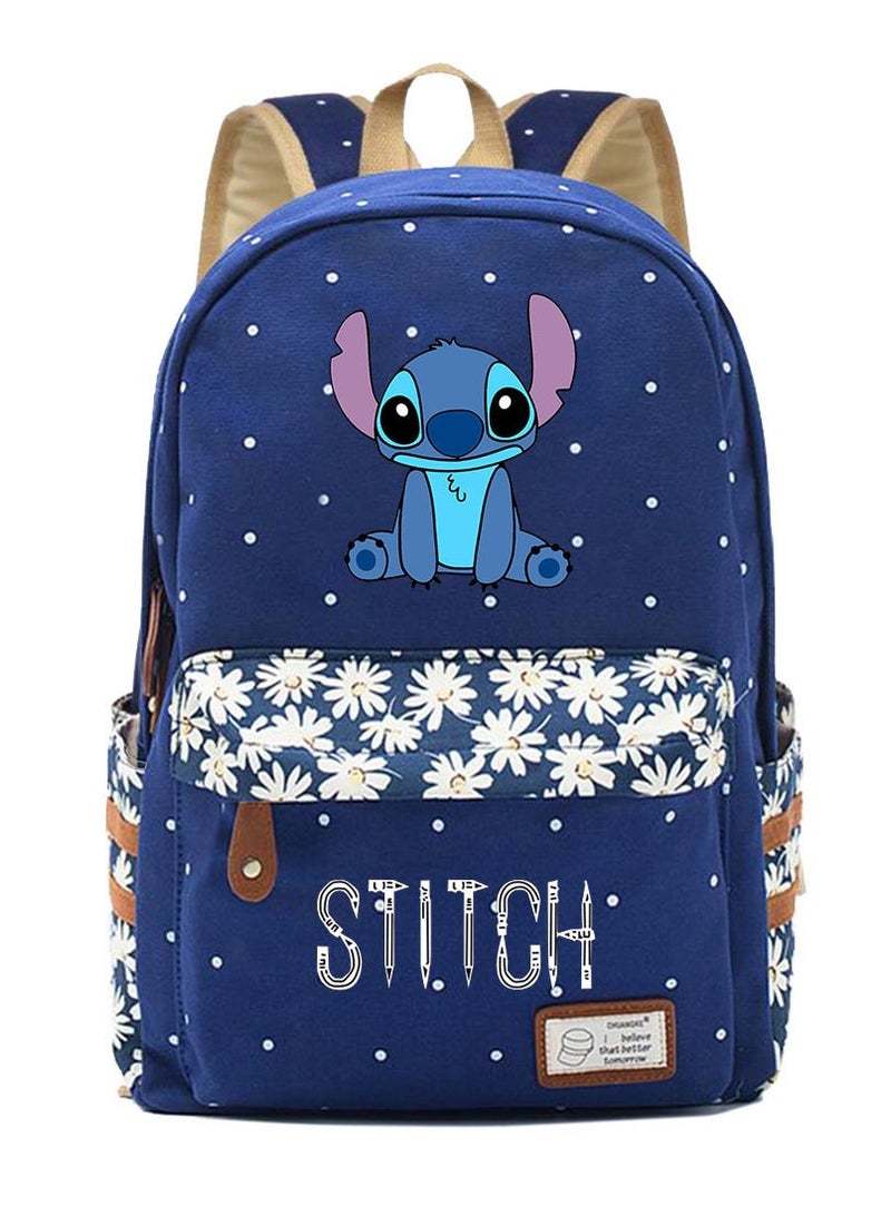 STITCH Stitch Printed Youth Casual Woven Strap Backpack