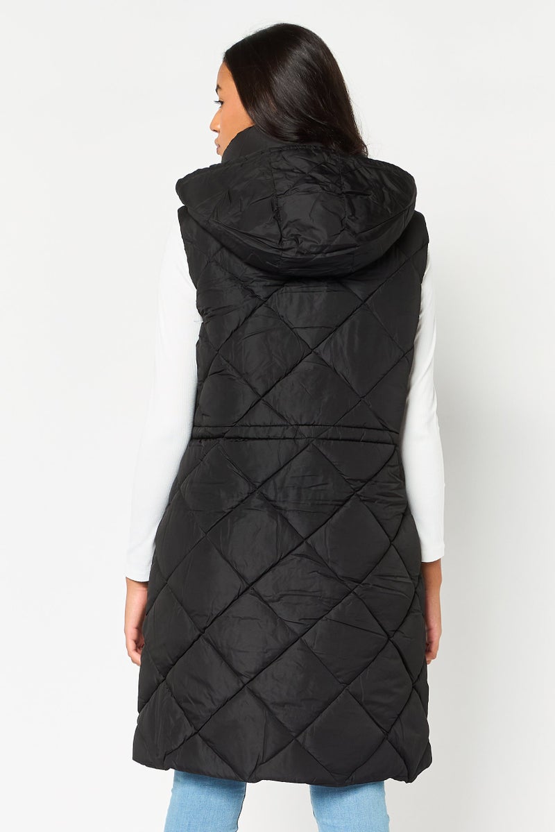 BCBGeneration Women Quilted Puffer Jacket, Black - Image 4