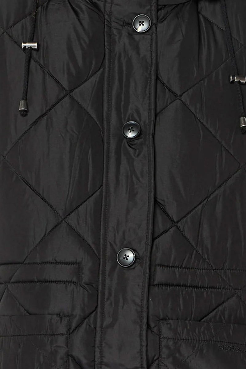 BCBGeneration Women Quilted Vest Jacket, Black - Image 2