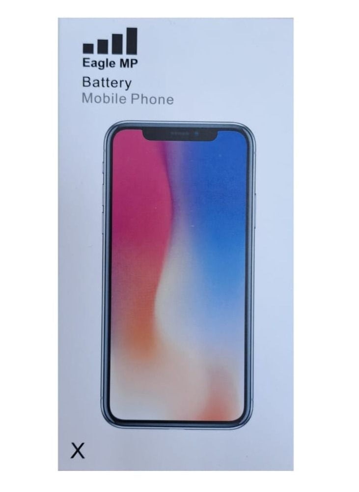Eagle MP Replacement Battery for Mobile Phone iPhone X – High Capacity Lithium-Ion Battery with Long-Lasting Power, Stable Performance, and Safe Use – OEM-Compatible Mobile Phone Battery for iPhone X – Easy Installation for Extended Device Life - Image 2
