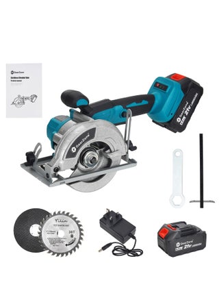 Cordless Circular Saw, 1200W 4.0Ah 6300 RMP with 2 Batteries and 2 Saw Blades, Manul Guide, Max Cutting Depth 32mm - pzsku/Z740A92B35F0F29E0FBEEZ/45/1743413601/d3394bd5-2ea6-4b94-ac72-542b8f521dc9