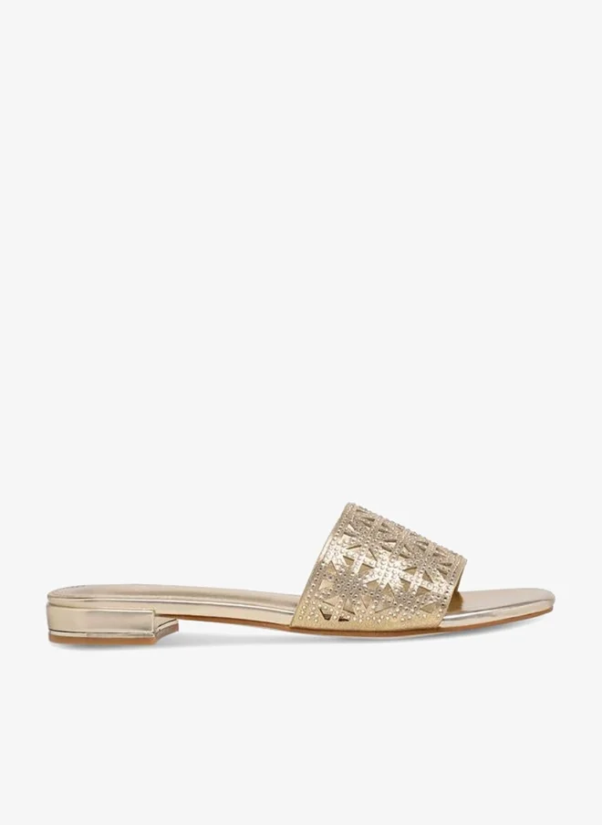 Women Cutout Detail Slide Sandals Ramadan Collections