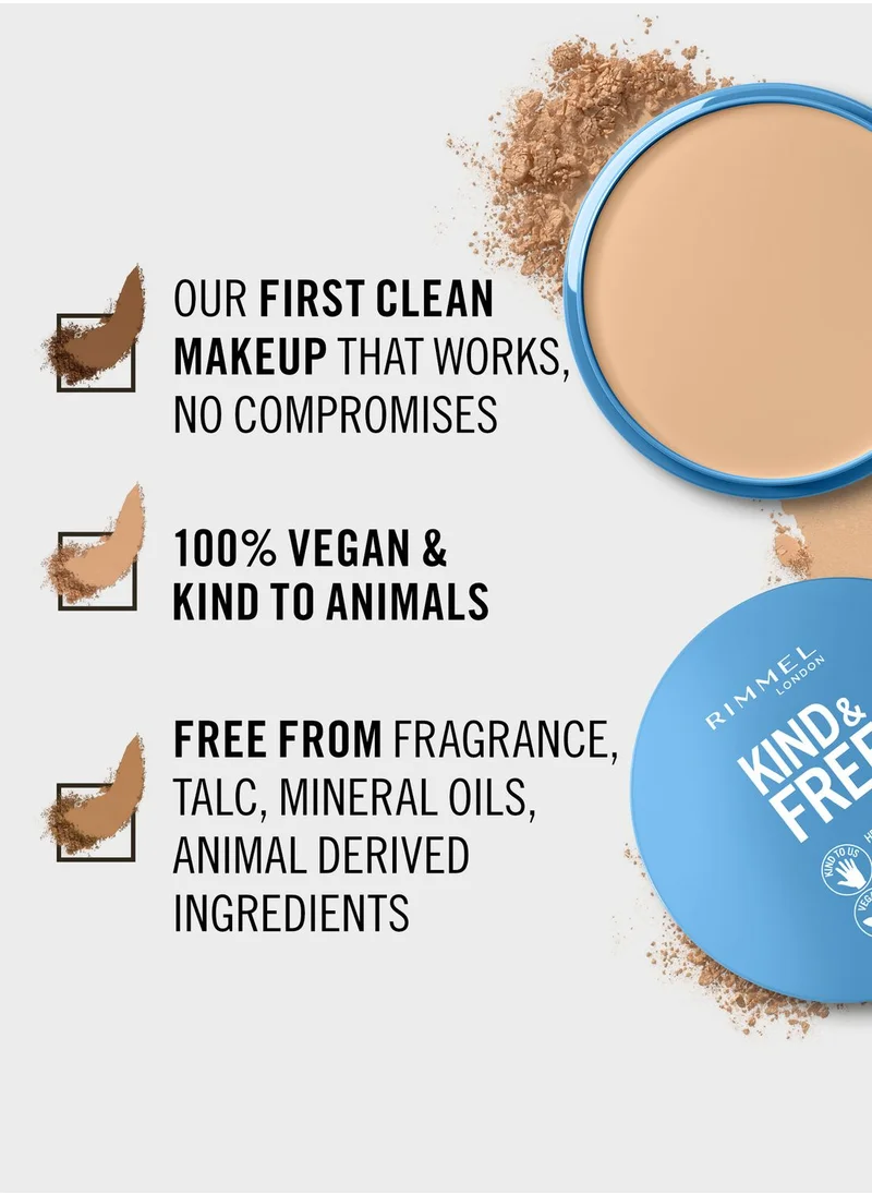 RIMMEL LONDON Rimmel Kind & Free Pressed Powder – 010 – Fair, 10g