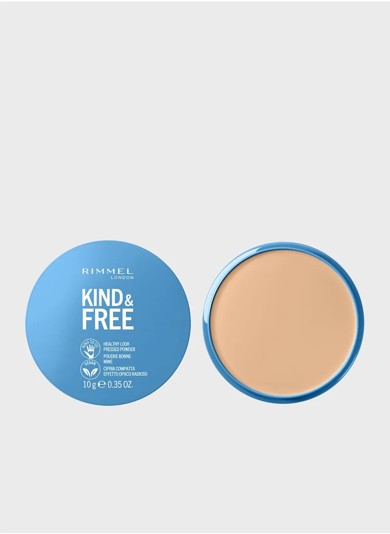 RIMMEL LONDON Rimmel Kind & Free Pressed Powder “ 010 “ Fair, 10g