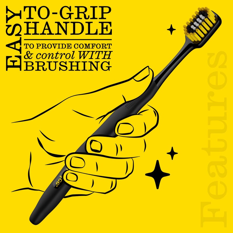 TWICE Soft Stadium Bristle Toothbrush â€“ Innovative 3-Tier Soft Bristles That Helps Remove Plaque by Hugging to Teeth & Gums for a Deep Clean, 2 Count - Image 5