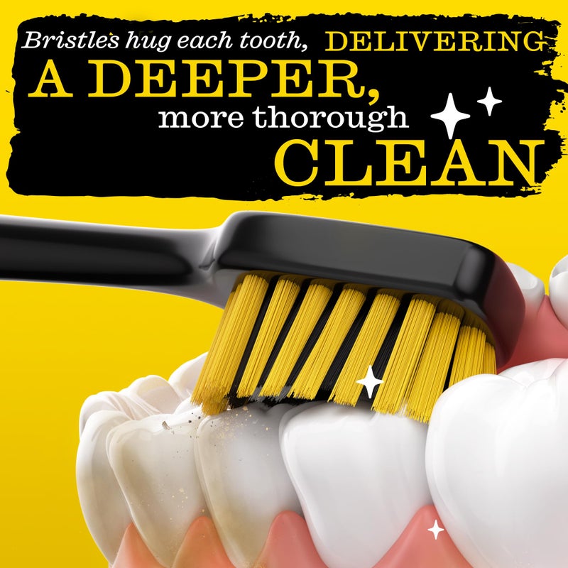 TWICE Soft Stadium Bristle Toothbrush â€“ Innovative 3-Tier Soft Bristles That Helps Remove Plaque by Hugging to Teeth & Gums for a Deep Clean, 2 Count - Image 3