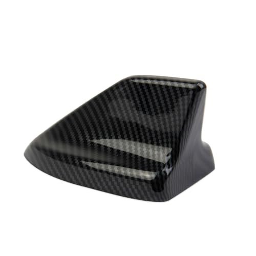 Fewshaw Carbon Fiber Style Shark Fin Shape Roof Antenna Cover Decor Trim for 2021-2025 Ford Mustang - Image 3
