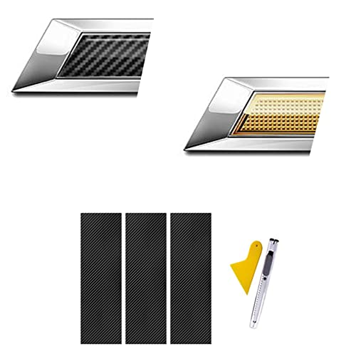 LANZMYAN Compatible with Bowtie Logo Wrap Stickers Cut-Your-Own Emblem Overlay DIY Decals for Chevy 3PCS Black - Image 1