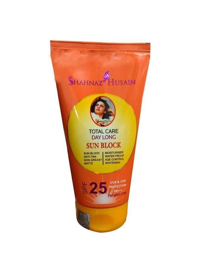 Shahnaz Husain Total Care Day Long Sun Block Spf 25 Pa+++ Yellow 80G - Image 2
