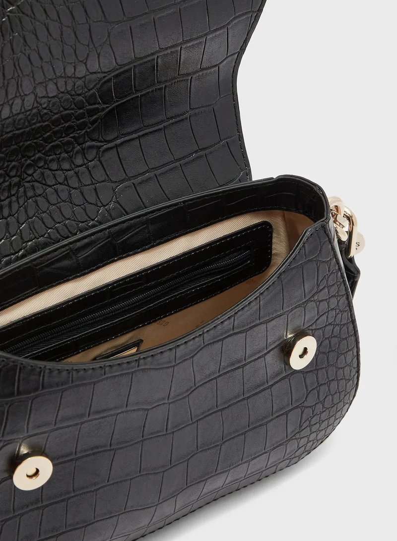 GUESS Triple G Textured Crossbody