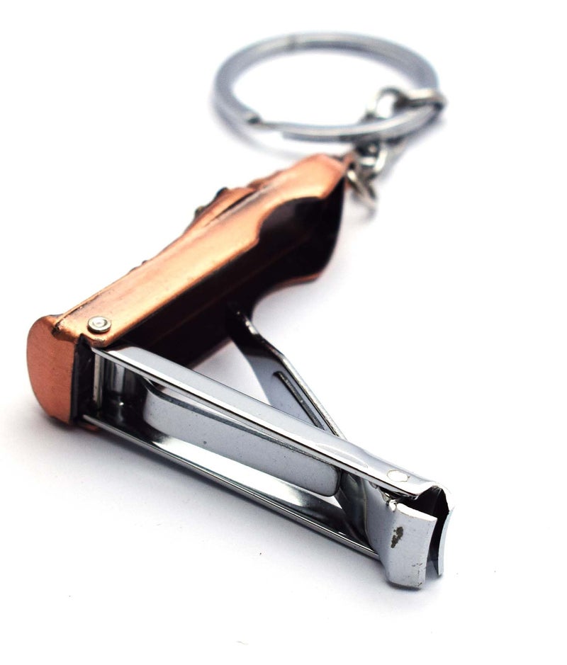 immatgar 4 pieces of immatgar pharaonic Nail clippers keychain Egyptian souvenirs gifts from egypt Authentic Pharaoh Tutankhamun - Burnt Red, One Size - Image 2