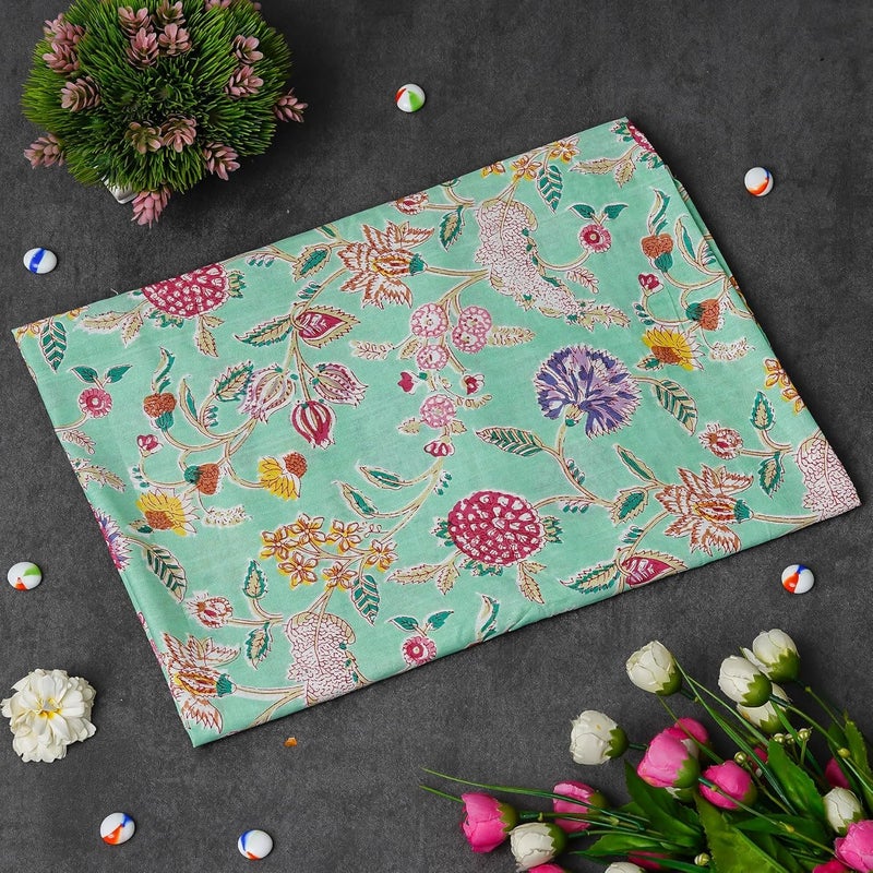 iinfinize Premium Cotton Running Fabric Women Dress Salwar Kameez Men Kurta Material Dresses Printed Material Fabric Cloth 25 Metre - Image 2