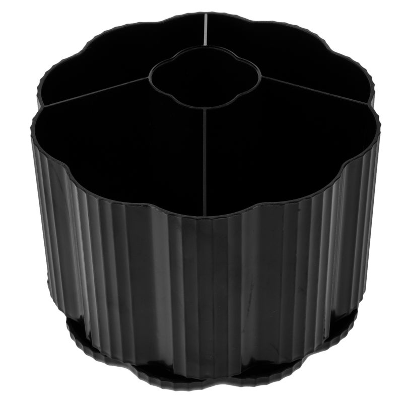 Rotatable Makeup Brush Holder Multi-Grid Cosmetics Brush Bucket 360 Degree Rotation Brush Holder - Image 1