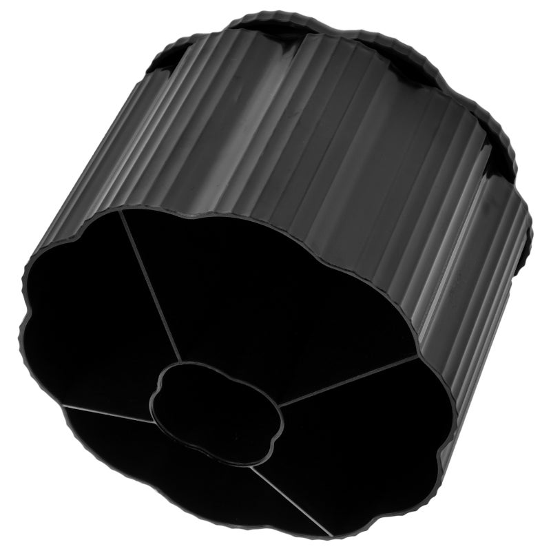 Rotatable Makeup Brush Holder Multi-Grid Cosmetics Brush Bucket 360 Degree Rotation Brush Holder - Image 5