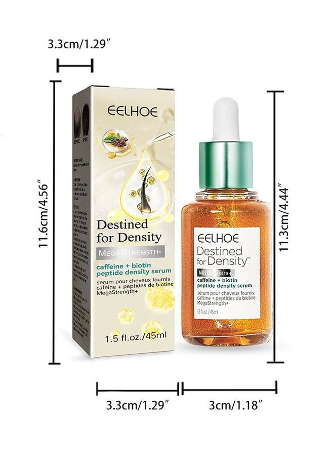 EELHOE - Hair Growth Serum - Biotin Hair Regrowth Oil Prevent Hair Loss and Helps Hair Thicker, Stronger, Longer Hair Treatment Men and Women (45 mL) - Image 1