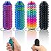 HONBQYCC Little Pain Ouchies Fidget 4PCS With Clicker Button Spinner Pain Stim Fidget Sensory Toy for Adults Teens 3D Printed Spin Spiky Grippie Keychain for Stress Relief Focus Novelty Gifts Laser - Image 2