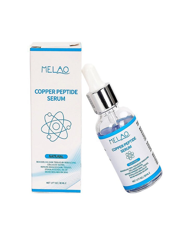 ميلاو جوهر الببتيد النحاسي الأزرق، يرطب ويرطب ويصلح المسام الدقيقة - Image 1