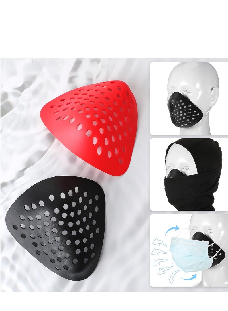 Y&D 3D Mask Inner Bracket for Comfortable Wearing-Internal Support Holder Frame Silicone Face Shell Cosplay -Lower Half Protective Airsoft/Paintball/BB Gun(2 Pcs) - Image 2