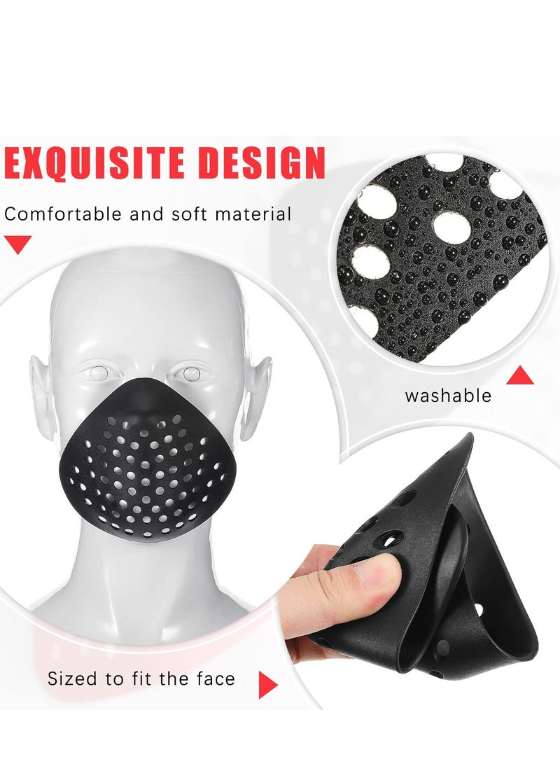 Y&D 3D Mask Inner Bracket for Comfortable Wearing-Internal Support Holder Frame Silicone Face Shell Cosplay -Lower Half Protective Airsoft/Paintball/BB Gun(2 Pcs) - Image 3