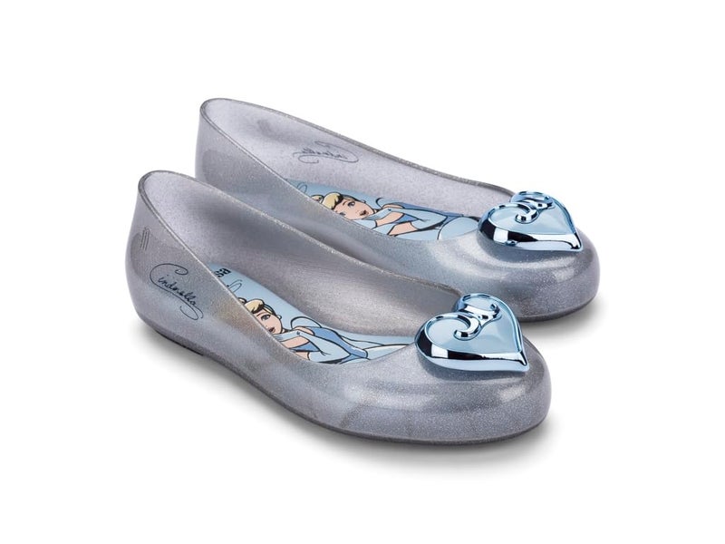 Mini Melissa أحذية باليه ميني ميليسا سويت لوف + ديزني برينسيس للأطفال، سندريلا، 11 - Image 2