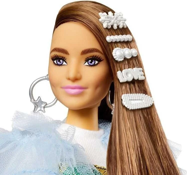 باربي Extra Colorful Dressed Doll GYJ78