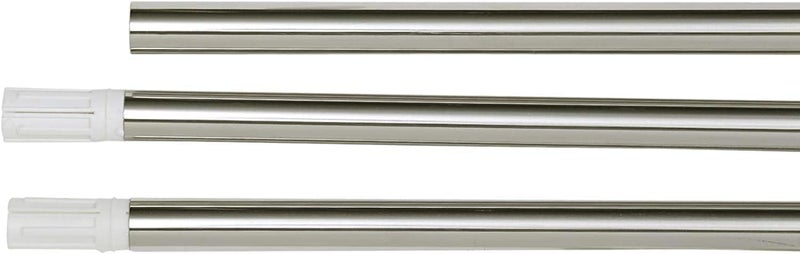 Bathtub Curtain Pipe 90x90 – Adjustable (U or L) – for Bathroom Partition or Room Decoration – Moisture-proof Plastic with Mounting Accessories (U-Shaped Stainless Curtain Rod) - Image 2