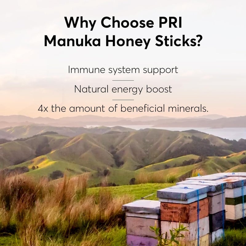 PRI Manuka Honey Sticks - 10 Count - Image 4