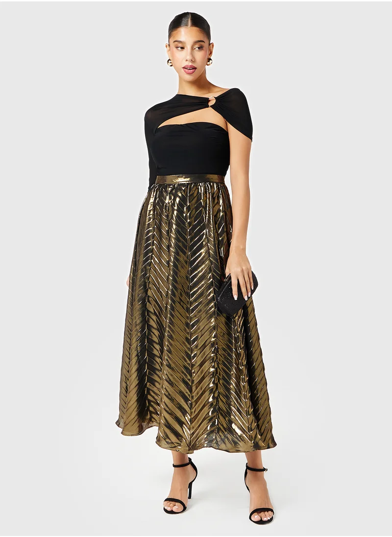 ثريدز باي اجوني Pleated Cut Out Dress