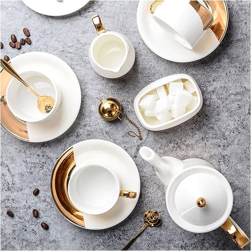 Gravy Bowl Ceramic Gravy Boat Milk Coffee Cast and Tea Multifunctional Cream Kettle With Handle/sugar Bowl/small Milk Cup Poting Bottle - Image 5