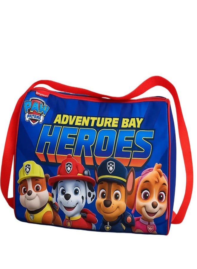 FancyHub Kids Cartoon Printed Travel Bag - Jungle & Unicorn Design | Lightweight Waterproof Shoulder Duffle Bag for Boys & Girls (blue3) - Image 1