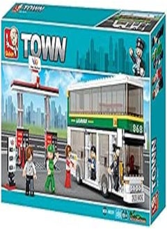 Sluban Sluban SlubanM38-B0331 Double-Decker Bus Building Bricks Set 