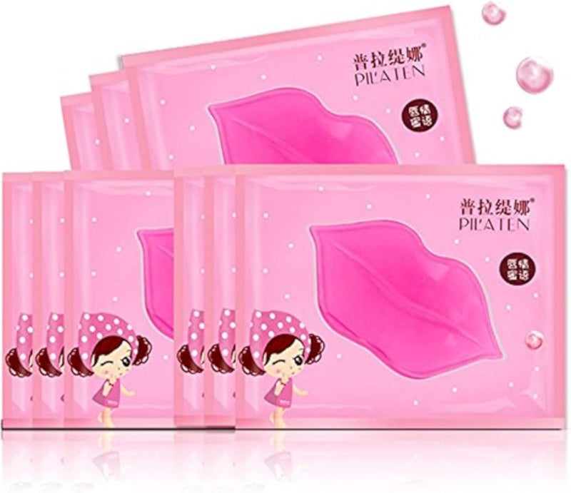 وسادات قناع الشفاه الكريستالي بالكولاجين لتكبير الشفاه