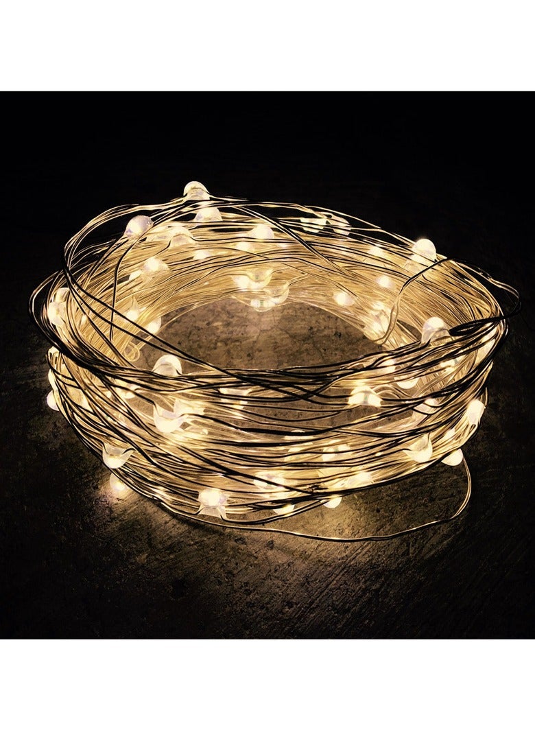 5 Pack LED Fairy Lights Battery Powered, Each String Lights Waterproof 1M 10 Led Firefly Starry Sky Lights for Gifts, Wedding Party, Bedroom, Garden Decoration