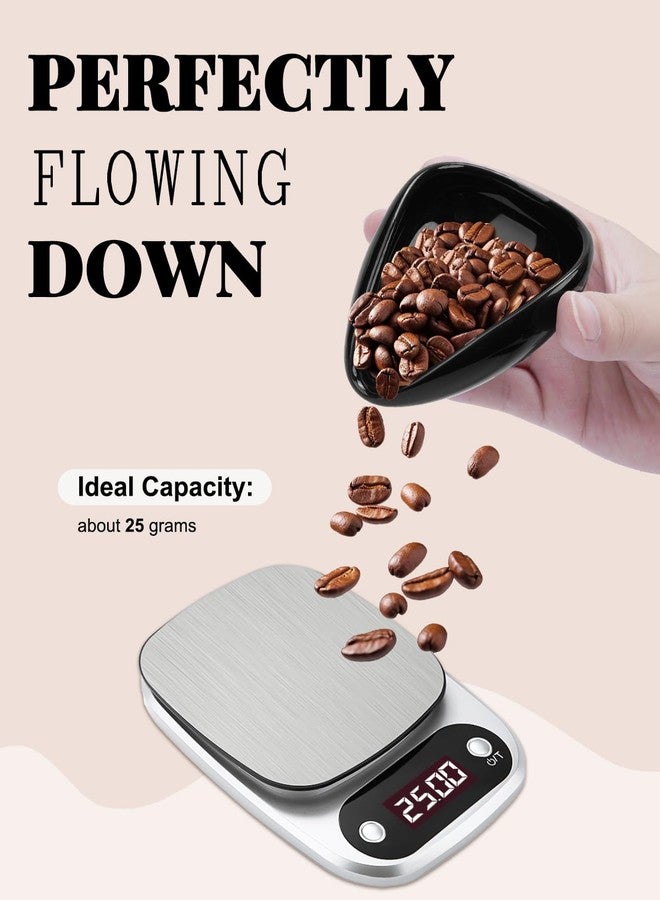 Prokitchen Ceramic Coffee Bean Dosing Tray & Aluminum Glass Spray Bottle, Espresso Bean Cup Precision RDT Kit, Espresso Dosing Cup for Baristas & Home Brewing, Black - Image 3