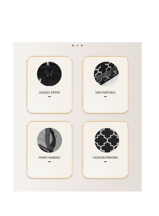 MIXDE 6 Pack Storage Bins Clothes Storage, Underbed Foldable Storage Bags,Storage Containers Clothes Bags for Clothing, Bedroom, Comforter, Closet, Dorm, Quilts - Image 2