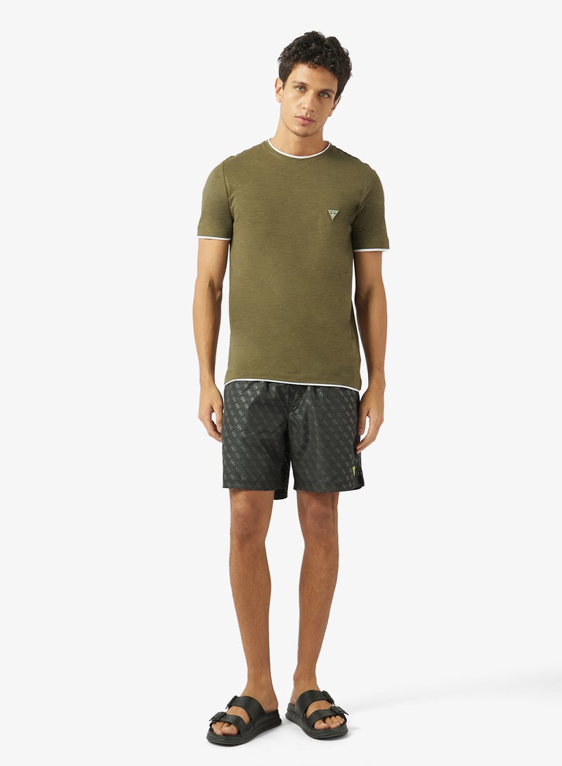 GUESS Crew Neck Slim Fit T-Shirt - Image 4