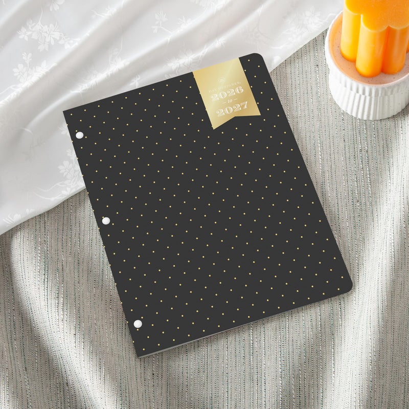 Blue Sky Day Designer 24 Month 2026 Monthly Planner Calendar, January 2026 - December 2027, 8.5" x 11", Flexible Cover, Stapled Binding, Swiss Dot Black - Image 2