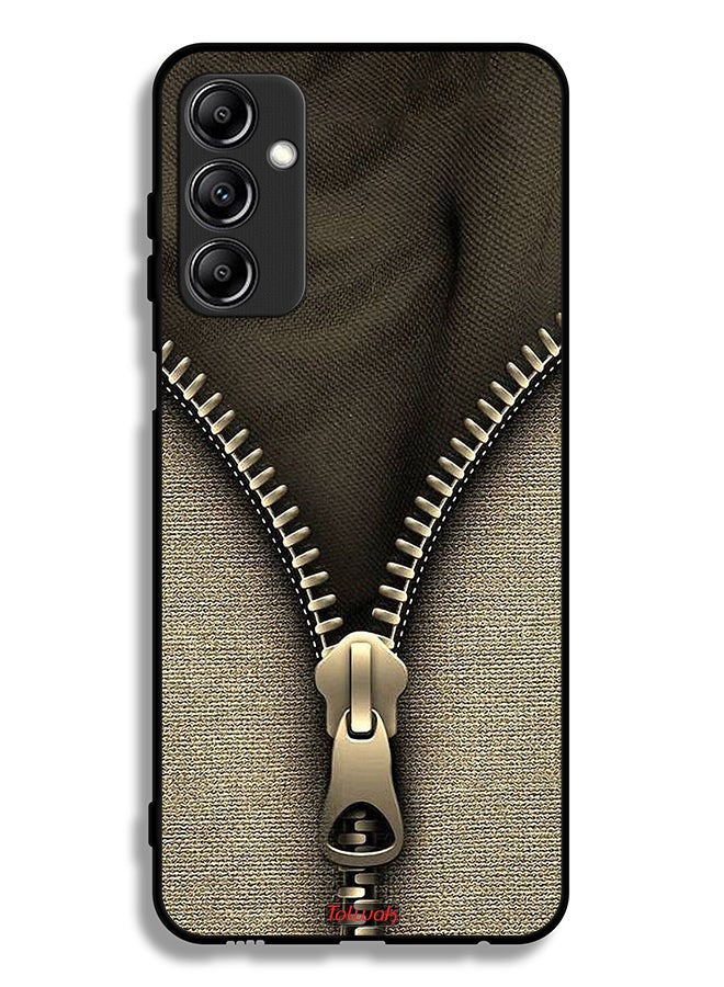 Tolwak Samsung Galaxy A24 4G Protective Case Cover Zip Pattern - Image 1