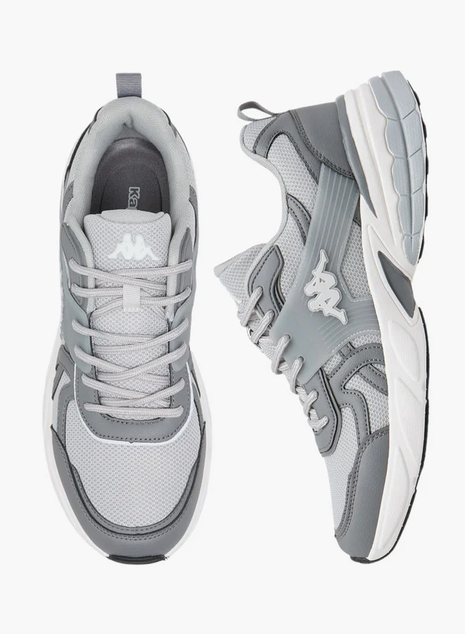كابا Men's Logo Detail Sports Shoes with Lace-Up Closure