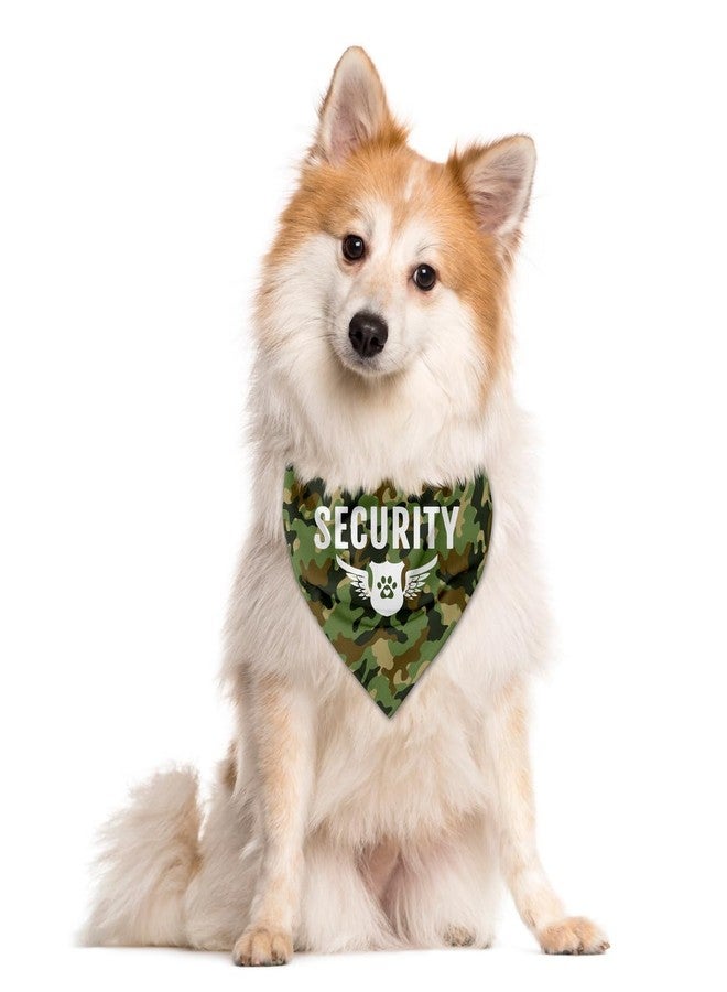 ZPPRJF Security Dog Bandana - Camouflage Pet Scarf Accessories, Triangle Scarf, Funny Cute Accessory for Small Medium Large Dogs, Gift for Dog Lover (C32) - Image 3
