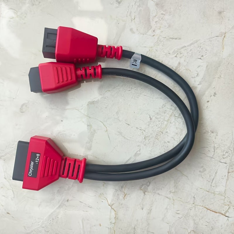 موصل تشخيص صيانة السيارة 12 8 سن أداة مسح OBD2 للسيارات 1 قطعة كابل متين عنصر أساسي في ورشة الإصلاح - Image 1