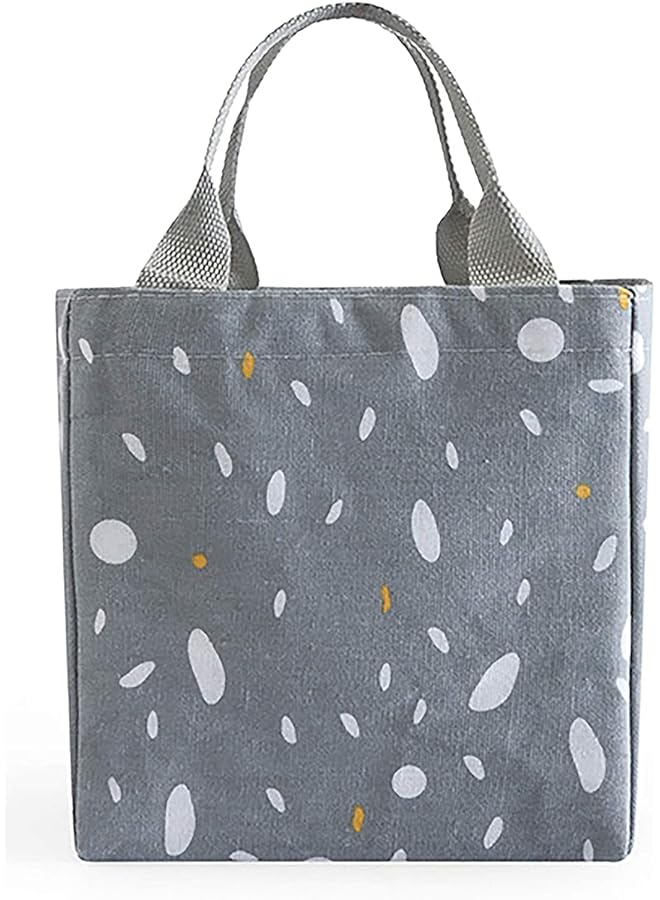 Zaboon حقيبة غداء قابلة لإعادة الاستخدام معزولة للنساء والطلاب للسفر والنزهات وعلبة غداء المدرسة 5 لتر رمادي - Image 1